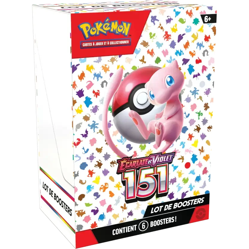 Bundle 6 Boosters 151 — EV3.5 — vue de face