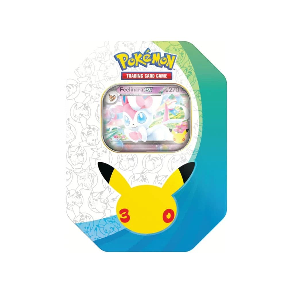 Pokémon 30 Jahre Tin-Box Feelinara-ex Tag Deutsch