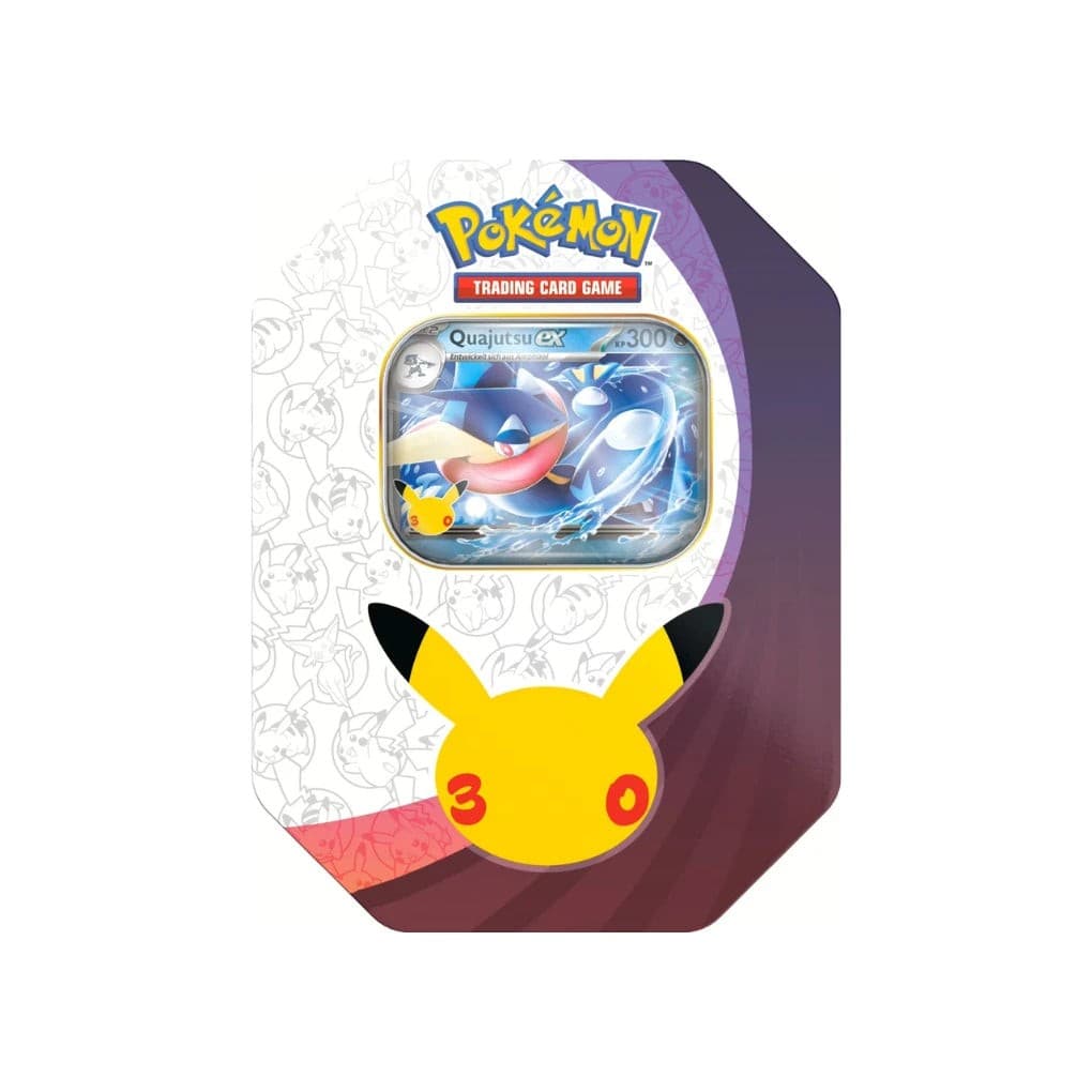 Pokémon 30 Jahre Tin-Box Quajutsu-ex Nacht Deutsch